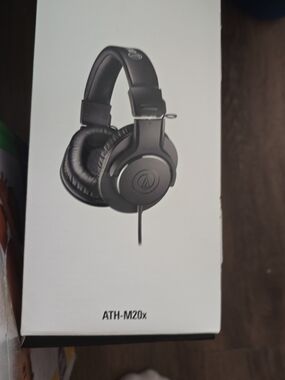Audio-Technica Over-Ear Headphones in Black and Silver